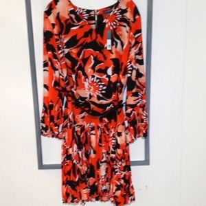 NWT - The Limited Floral Pleated Dress